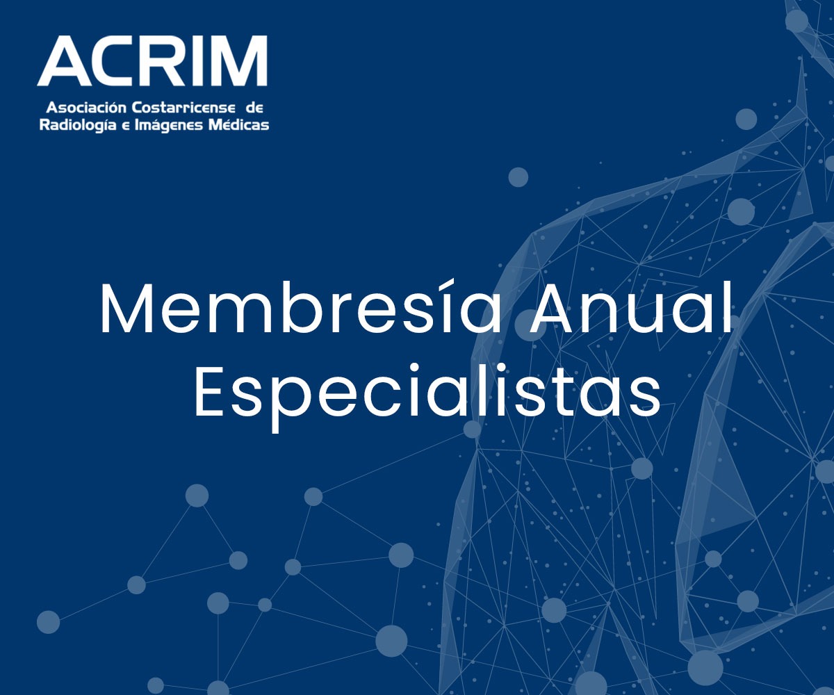 Membresía Anual Especialistas